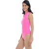 image:imageBody Glove Womens Manny Zip Front CapSleeve One Piece Swimsuit with UPF 50Sugar Plum