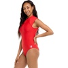 image:imageBody Glove Womens Manny Zip Front CapSleeve One Piece Swimsuit with UPF 50True