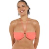 image:imageBody Glove Womens Marissa Bandeau Style Bikini Top SwimsuitSunkissed Ibiza Rib