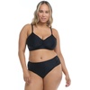 image:imageBody Glove Womens Retro Plus Size High Waist Bikini Bottom SwimsuitBlack