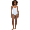 image:imageBody Glove Womens Sandbar Onepiece Swimsuit with Adjustable Tie Back DetailWhite Snow