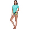 image:imageBody Glove Womens Smoothies In Motion Solid Short Sleeve RashguardSea Mist