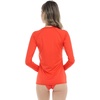 image:imageBody Glove Womens Smoothies Sleek Solid Long Sleeve Rashguard with UPF 50Poppy Red