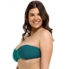 image:imageBody Glove Womens Smoothies Tainted Love Solid Retro Bandeau Bikini Top SwimsuitKingfisher