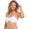 image:imageBody Glove Womens Smoothies Tainted Love Solid Retro Bandeau Bikini Top SwimsuitSnow