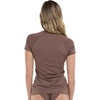 image:imageBody Glove Womens Smoothies in Motion Solid Short Sleeve Rashguard with UPF 50Latte