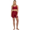 image:imageBody Glove Womens Spin Elastic Waist Hybrid Swim Short with UPF 50 6 InseamCranberry
