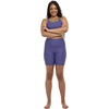 image:imageBody Glove Womens Spin Elastic Waist Hybrid Swim Short with UPF 50 6 InseamIris Blue