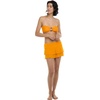 image:imageBody Glove Womens Standard Lambada Solid Mesh Swimsuit Cover Up SkirtApricot
