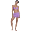 image:imageBody Glove Womens Standard Lambada Solid Mesh Swimsuit Cover Up SkirtCactus