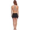 image:imageBody Glove Womens Standard Lambada Solid Mesh Swimsuit Cover Up SkirtSmoothies Black