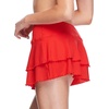 image:imageBody Glove Womens Standard Lambada Solid Mesh Swimsuit Cover Up SkirtTrue Red