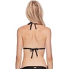 image:imageBody Glove Womens Standard Love Molded Cup Push Up Triangle Bikini Top SwimsuitScandal Ribbed Black