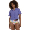 image:imageBody Glove Womens Lalancha Surf Shirt Cover Up TopIris Blue