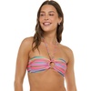 image:imageBody Glove Womens Marissa Bandeau Style Bikini Top SwimsuitShimmer Stripe