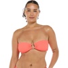 image:imageBody Glove Womens Marissa Bandeau Style Bikini Top SwimsuitSunkissed Ibiza Rib