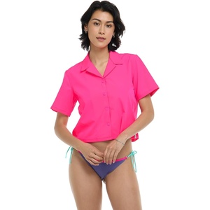 image:imageBody Glove Womens Lalancha Surf Shirt Cover Up TopBubble Gum