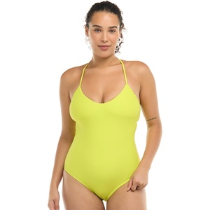 image:imageBody Glove Womens Sandbar Onepiece Swimsuit with Adjustable Tie Back DetailKey Lime