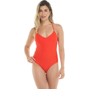 image:imageBody Glove Womens Sandbar Onepiece Swimsuit with Adjustable Tie Back DetailPoppy Red