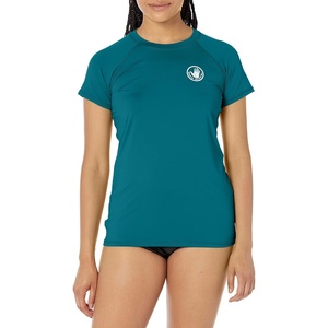 image:imageBody Glove Womens Smoothies In Motion Solid Short Sleeve RashguardKingfisher