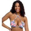 image:imageBody Glove Womens DITA Slider Triangle Bikini Top SwimsuitMiami Palm Tree Print