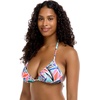 image:imageBody Glove Womens DITA Slider Triangle Bikini Top SwimsuitMiami Palm Tree Print