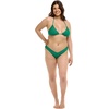 image:imageBody Glove Womens DITA Slider Triangle Bikini Top SwimsuitNifty Emerald Rib