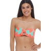 image:imageBody Glove Womens Eleanor Molded Cup Bandeau Bikini Top Swimsuit