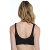 image:imageBody Glove Womens Kate Crop Bikini Top Swimsuit with Front TieBlack Ibiza Rib