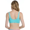 image:imageBody Glove Womens Kate Crop Bikini Top Swimsuit with Front TieCyan Blue
