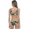 image:imageBody Glove Womens Kate Crop Bikini Top Swimsuit with Front TieInflorescence Floral