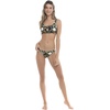 image:imageBody Glove Womens Kate Crop Bikini Top Swimsuit with Front TieInflorescence Floral