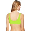 image:imageBody Glove Womens Kate Crop Bikini Top Swimsuit with Front TieNeon Yellow