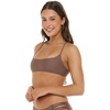 image:imageBody Glove Womens Kimi Bralette Bikini Top for Women  Adjustable 2Way Tie Back Removable Soft Cups Slim Strap Swim TopLatte
