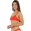 image:imageBody Glove Womens Kimi Bralette Bikini Top for Women  Adjustable 2Way Tie Back Removable Soft Cups Slim Strap Swim TopPoppy