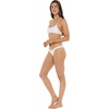 image:imageBody Glove Womens Kimi Bralette Bikini Top for Women  Adjustable 2Way Tie Back Removable Soft Cups Slim Strap Swim TopSnow