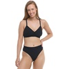 image:imageBody Glove Womens Marlee High Waist Bikini Bottom SwimsuitBlack Ibiza Rib