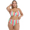 image:imageBody Glove Womens Marlee High Waist Bikini Bottom SwimsuitFirenze Stripe