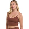image:imageBody Glove Womens Norah Crop Bikini Top SwimsuitBrown Ibiza Rib
