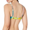 image:imageBody Glove Womens Palmer Underwire Adjustable Bikini Top SwimsuitCuracao Tropical