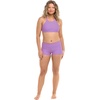 image:imageBody Glove Womens Smoothies Alesha Solid High Neck Bikini Top Swimsuit with Adjustable 2Way Back DetailAkebi