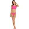 image:imageBody Glove Womens Smoothies Alesha Solid High Neck Bikini Top Swimsuit with Adjustable 2Way Back DetailBubble Gum