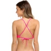 image:imageBody Glove Womens Smoothies Alesha Solid High Neck Bikini Top Swimsuit with Adjustable 2Way Back DetailBubble Gum