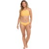 image:imageBody Glove Womens Smoothies Alesha Solid High Neck Bikini Top Swimsuit with Adjustable 2Way Back DetailCanary