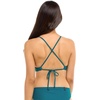image:imageBody Glove Womens Smoothies Alesha Solid High Neck Bikini Top Swimsuit with Adjustable 2Way Back DetailKingfisher