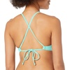 image:imageBody Glove Womens Smoothies Alesha Solid High Neck Bikini Top Swimsuit with Adjustable 2Way Back DetailSea Mist