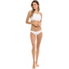 image:imageBody Glove Womens Smoothies Alesha Solid High Neck Bikini Top Swimsuit with Adjustable 2Way Back DetailSnow
