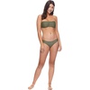 image:imageBody Glove Womens Smoothies Crystal Solid Molded Cup Bandeau Bikini Top SwimsuitSmoothie Cactus