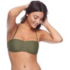 image:imageBody Glove Womens Smoothies Crystal Solid Molded Cup Bandeau Bikini Top SwimsuitSmoothie Cactus