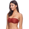 image:imageBody Glove Womens Smoothies Crystal Solid Molded Cup Bandeau Bikini Top SwimsuitSmoothie Spice